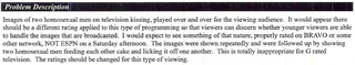 Illustration for article titled Every FCC Viewer Complaint About Michael Sam Kissing His Boyfriend